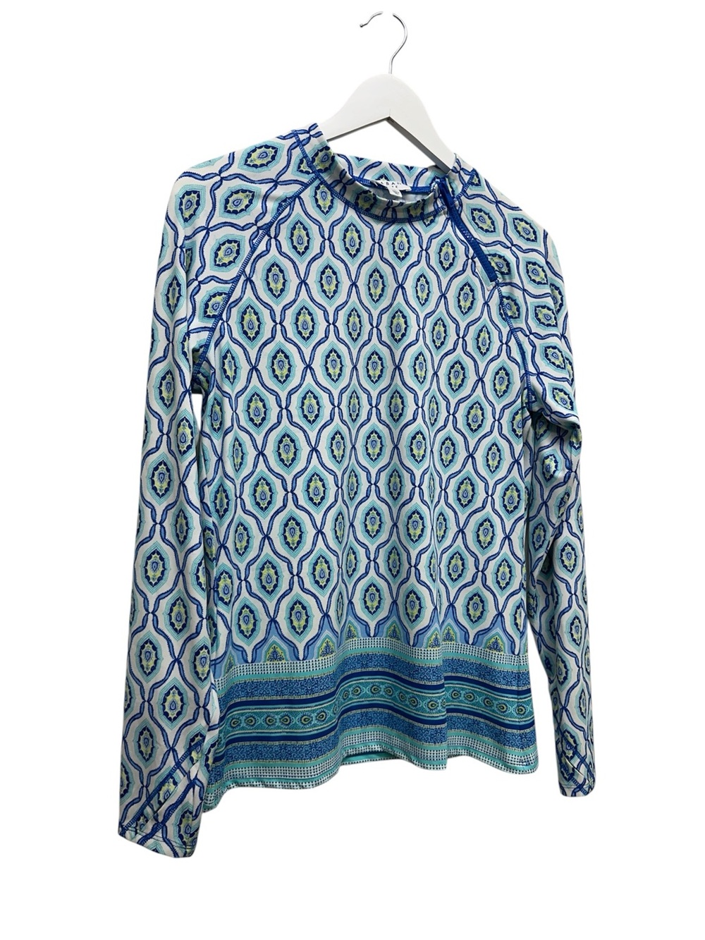 Cabana Life Rash Guard Shirt Womens Large UPF Swim Top Sun Protection - Picture 2 of 9